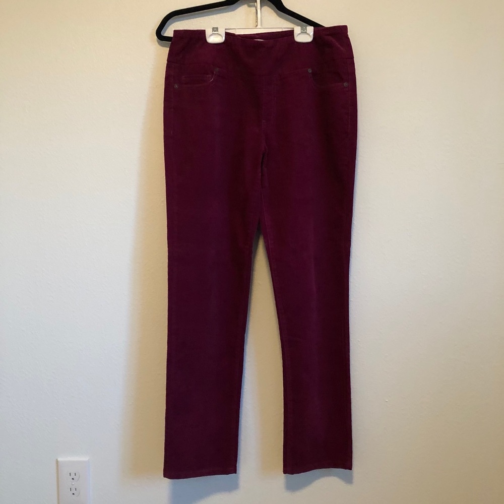 Coldwater Creek burgundy corduroy pants :)